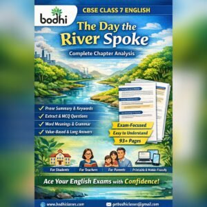 CBSE Class 7 English – The Day the River Spoke | Complete Chapter Study Material (PDF)